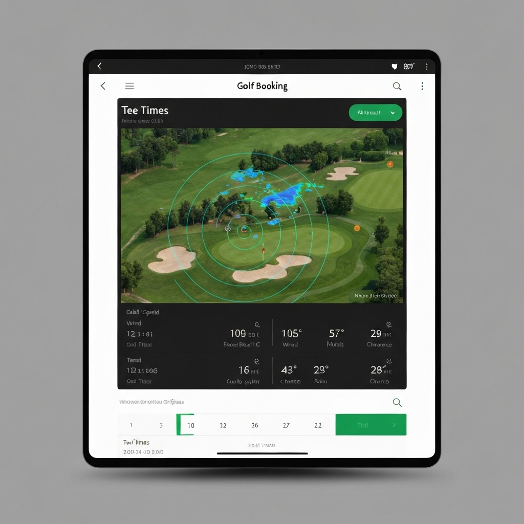 Weather informed booking